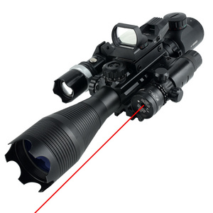 SYQT Combo SFP Sight 4-16X50EG Red Dot Sight HD101 Flashlight and Laser Sight