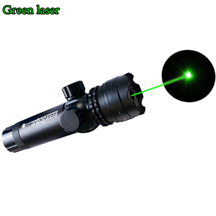 SYQT Flashlight with 6-24X50 AOEG Scope Red Laser Combination for Dark Night Hunting Accessories