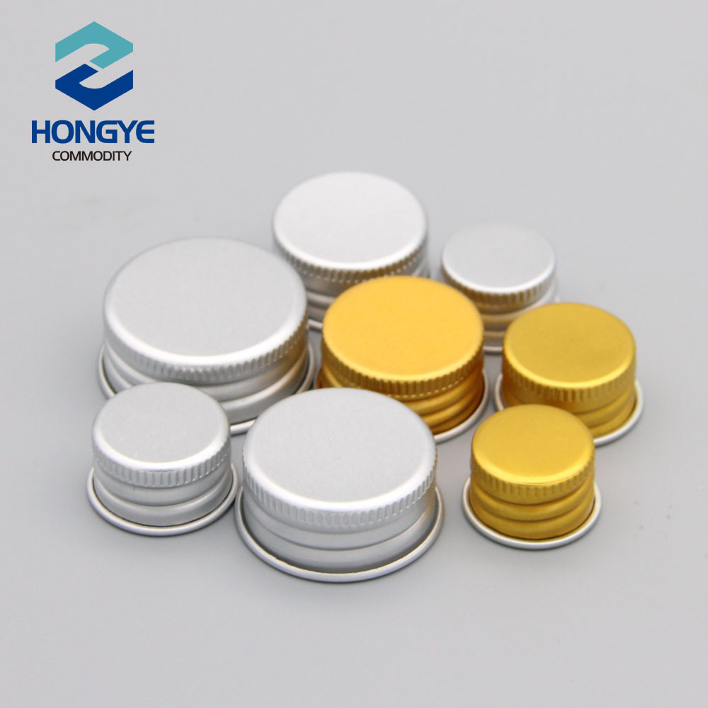 Custom 18/410 Aluminium Screw Cap Bottle Cap For Plastic Bottle