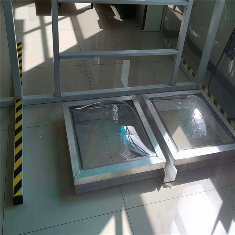 polycarbonate skylight with aluminum frame/ Polycarbonate sheet CNC cutting to size, cutting to shape part