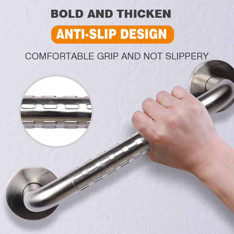 Manufacture Handle Anti-slip Toilet Safety Bathtub Bath Hand Grab Rail for Disabled,stainless steel grab bar