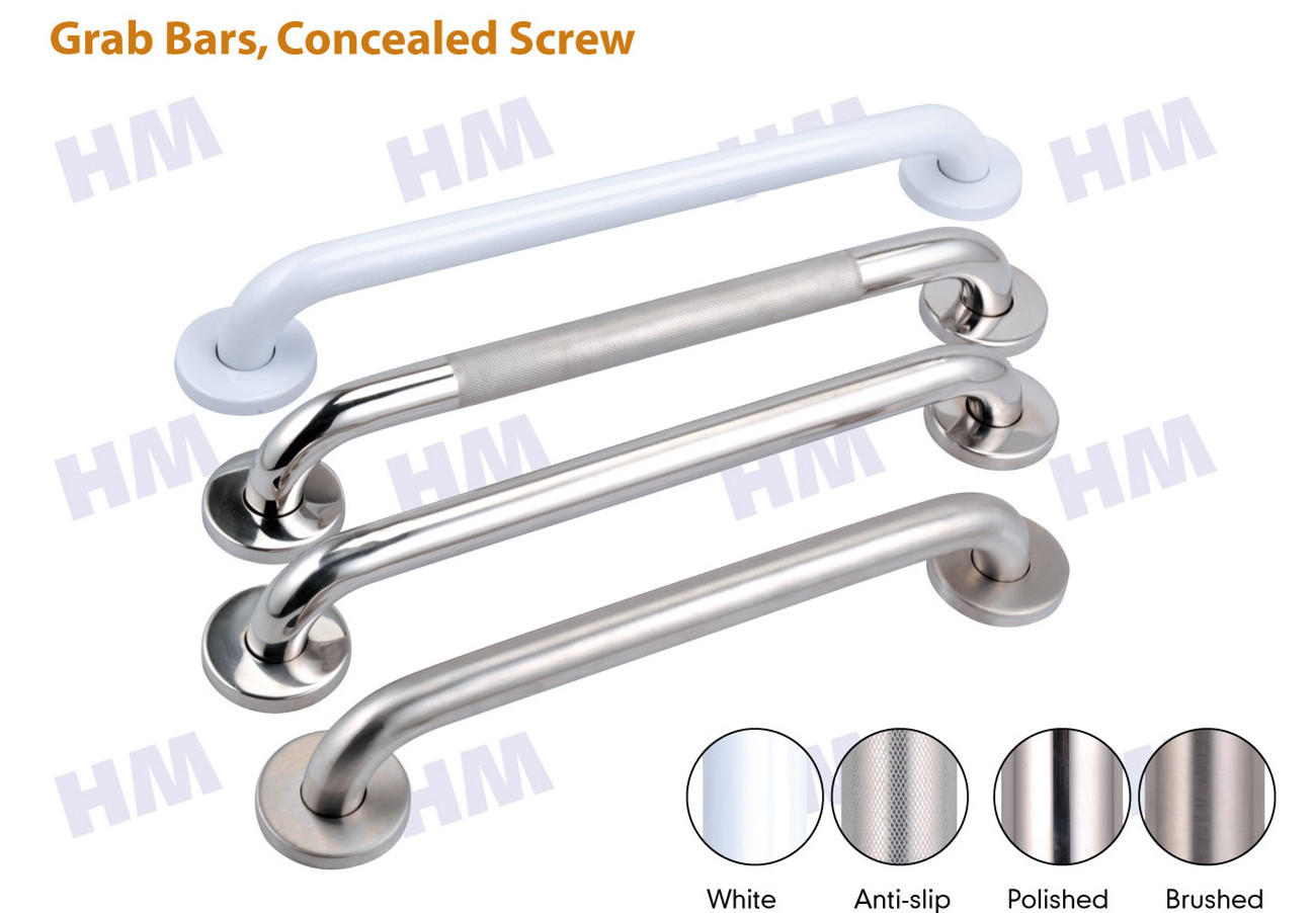 stainless steel grab bar