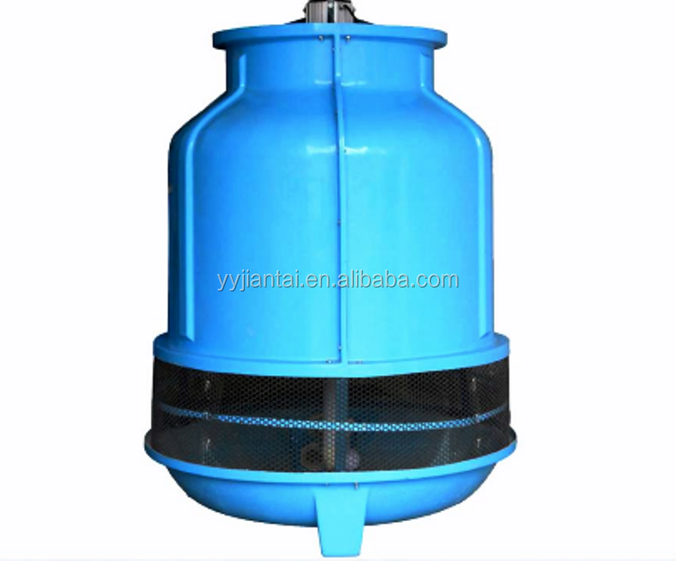 Industrial round count flow FRP small cooling tower