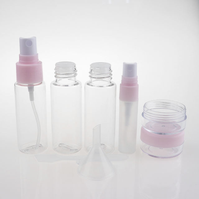 5ml travel size perfume bottle set,30ml travel size spray bottles,10g travel size plastic jar