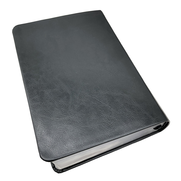 Wholesale Black Leather Cover with Customize Printing Christian Bible Book Printing