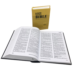 Custom Printing 2 color and 4 color new king james version Bible printing Bible