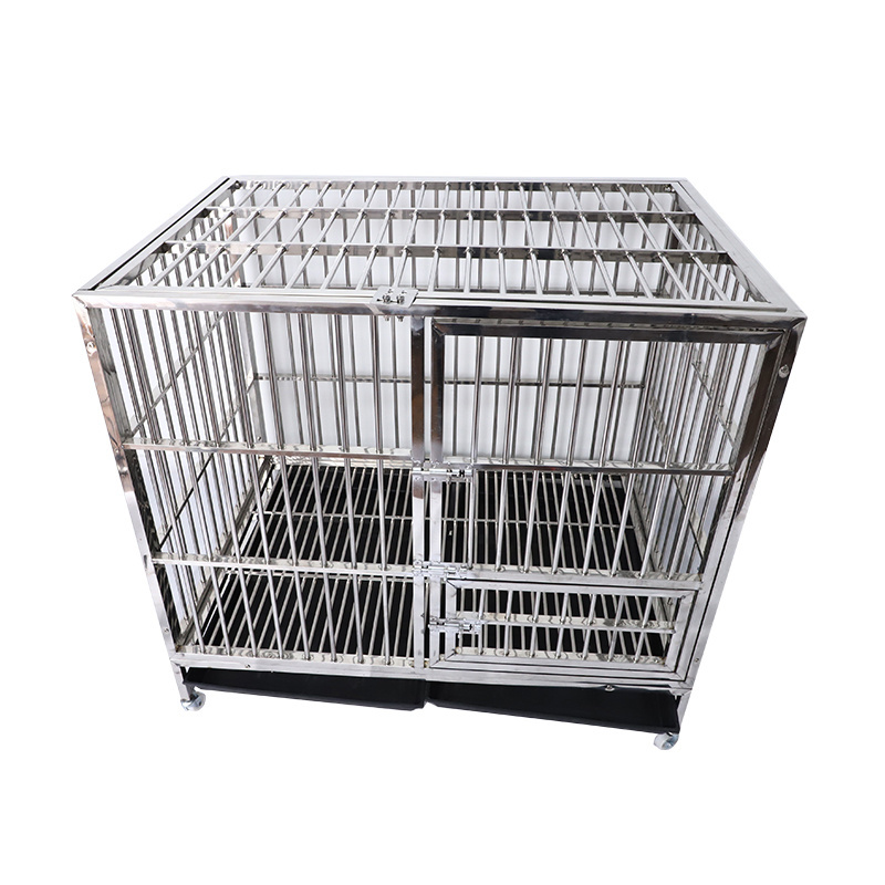 China hot sale large stainless steel dog kennel / large dog kennel / dog cage