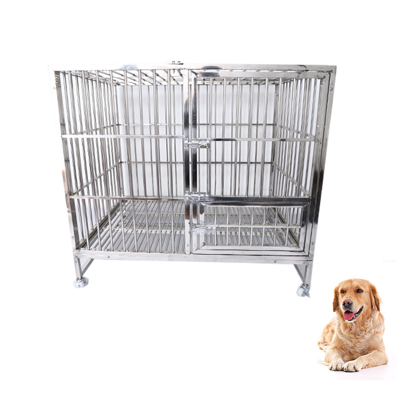 China hot sale large stainless steel dog kennel / large dog kennel / dog cage