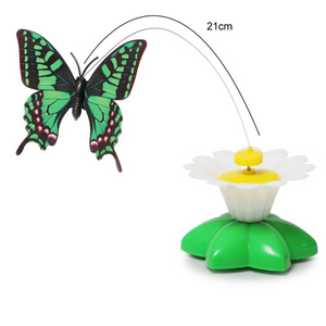 Cat Toy Electric Rotating Colorful Funny Butterfly Cat  Electric Colorful Random Color Bird Pet Interactive Toy