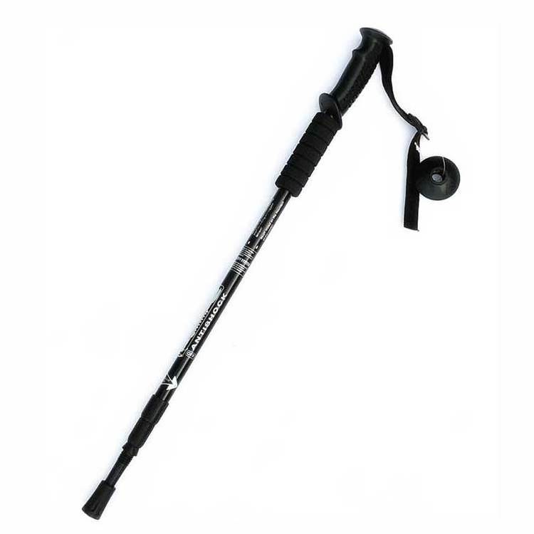 Walking Trekking Poles 2 Sticks with Anti-Shock and Quick Lock System, Telescopic, Collapsible, Mountain, Walking, Trekking