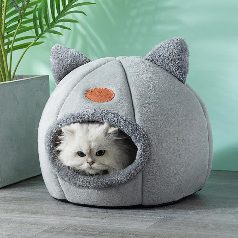 Hot seller  Cat Sleeping Bag Washable Dog Cave pet beds fluffy pet bed