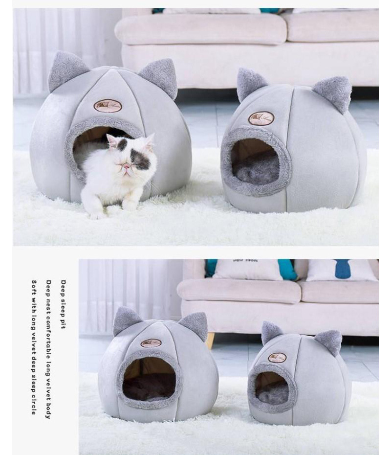 Hot seller  Cat Sleeping Bag Washable Dog Cave pet beds fluffy pet bed