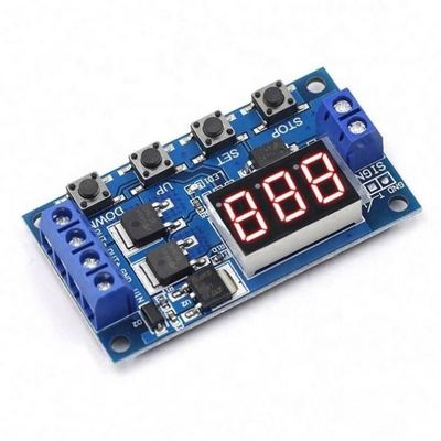 Timer Delay Switch Circuit Board DC 12V 24V Dual MOS LED Digital Time Delay Relay Trigger Cycle  Timing Control Module DIY