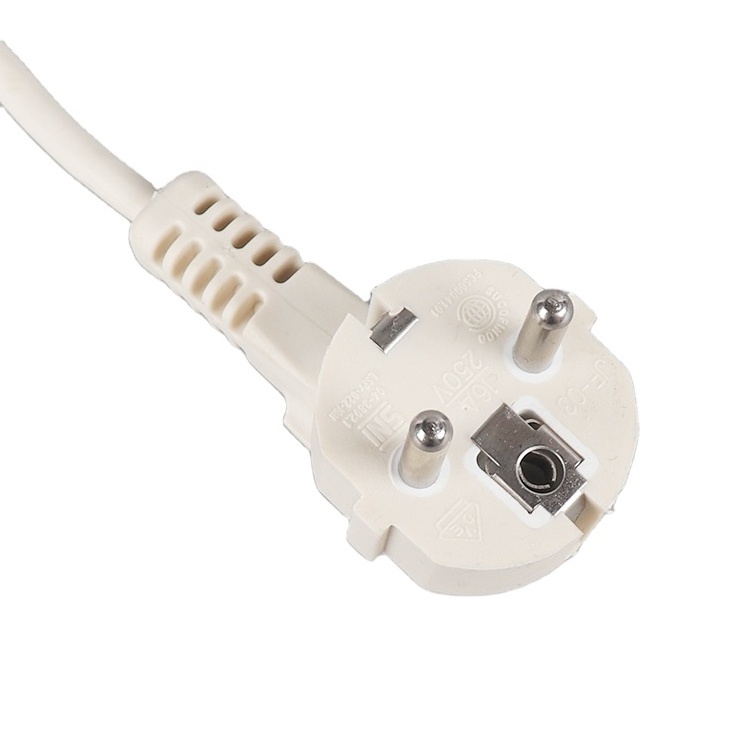 High Reputation Quality Vde Power 220V 250V 2 Pin 3 Pin AC Euro Power  Cord Plug