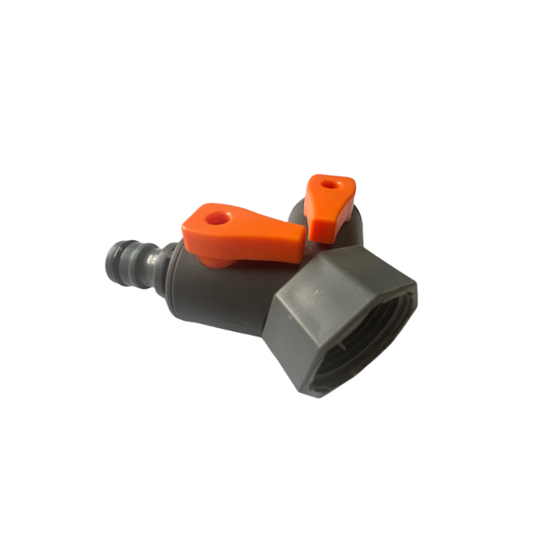 Plastic belt switch valve, three-way nipple interface, one in and two out water distribution valve High flow valve