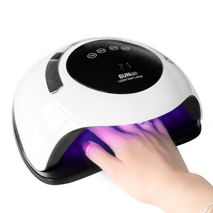 BLUEQUE 120w nail lamp uv led gel polish nail dryer with 36pcs LED lights for nails salon