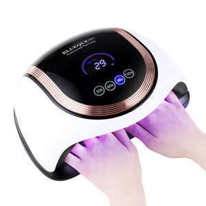 BLUEQUE 180W UV LED lamp gel nail light high quality nail dryer with 60pcs beads for nail salon