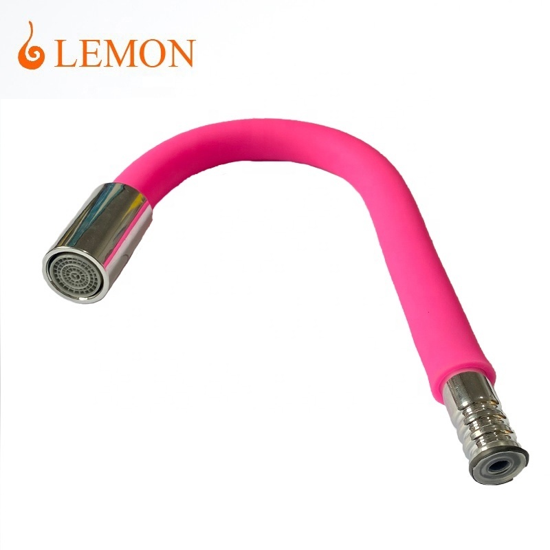 Lemon 360 degree nozzle for kitchen rotation sprayer swivel Colorful Universal Flexible Silicone Spout hose Kitchen Sink Faucet