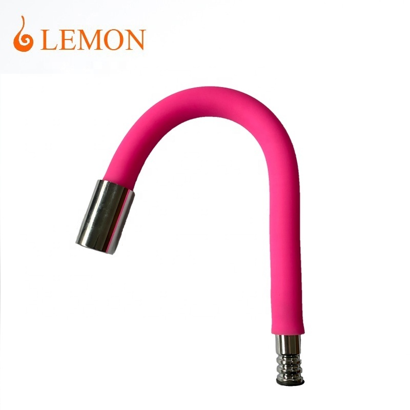 Lemon 360 degree nozzle for kitchen rotation sprayer swivel Colorful Universal Flexible Silicone Spout hose Kitchen Sink Faucet