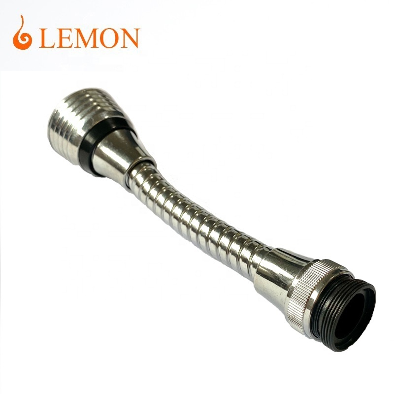 Lemon New style high pressure water saving extension tap flexible stainless steel hose connector kitchen sink faucet aerator