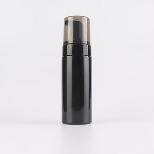 Free sample empty black foam pump bottles,black foaming bottle 150 ml,liquid soap foam pump bottle plastic