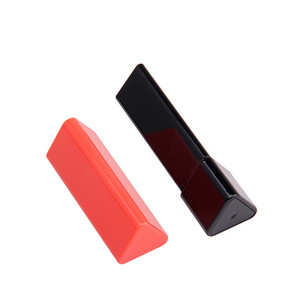 black and red empty chapstick tubes lip balm triangle lipstick tube 12.1