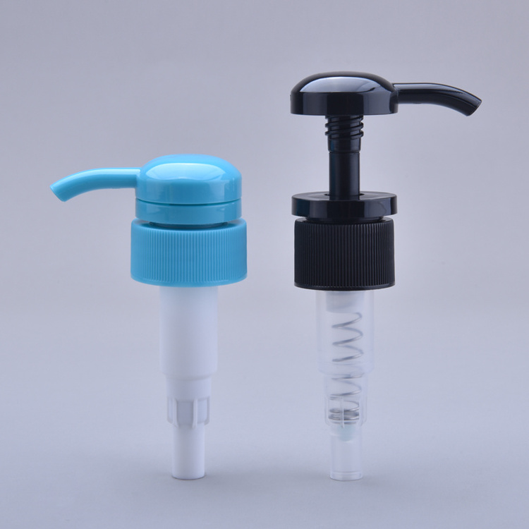 Free sample blue soap dispenser pump,28/410 plastic screw lotion pump