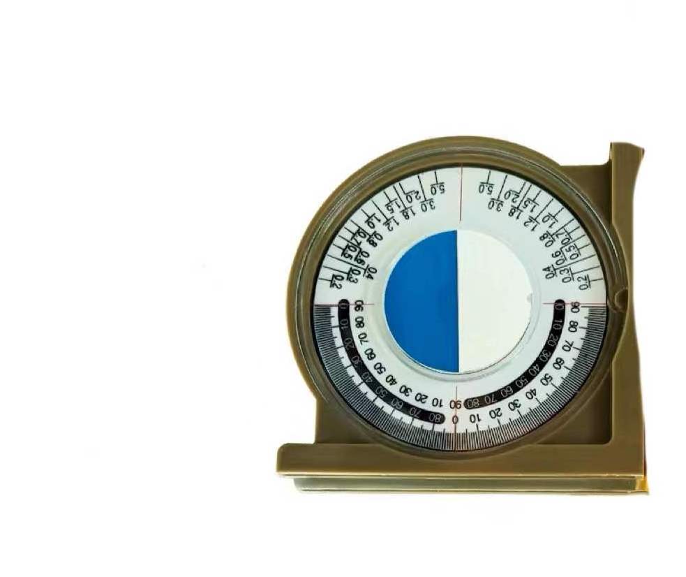 High Quality Disc Type Angle Ruler Construction Protractor Tool Magnetic Slope Angle Finder