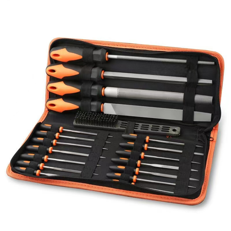 Carpenter'S Triangular Half Round File Metal Steel File Grinding Tool File Set