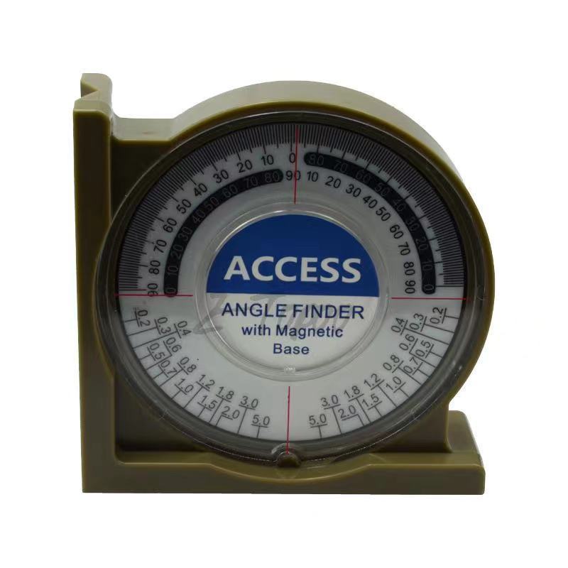 High Quality Disc Type Angle Ruler Construction Protractor Tool Magnetic Slope Angle Finder