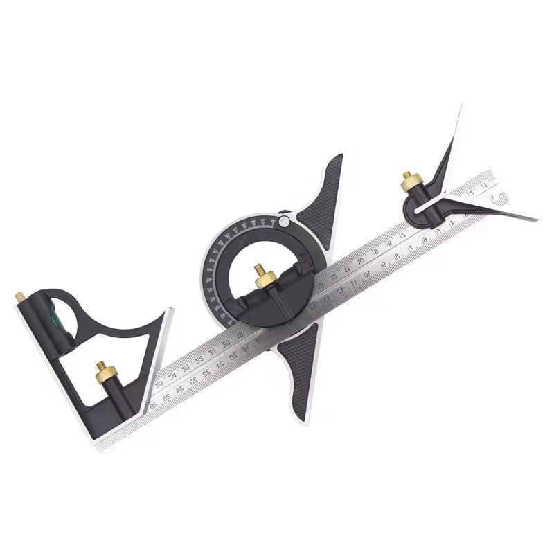 Adjustable Combination Set Square 300Mm / 12 Inch Multi-Functional Right  Engineer Measuring Tool Angle Ruler