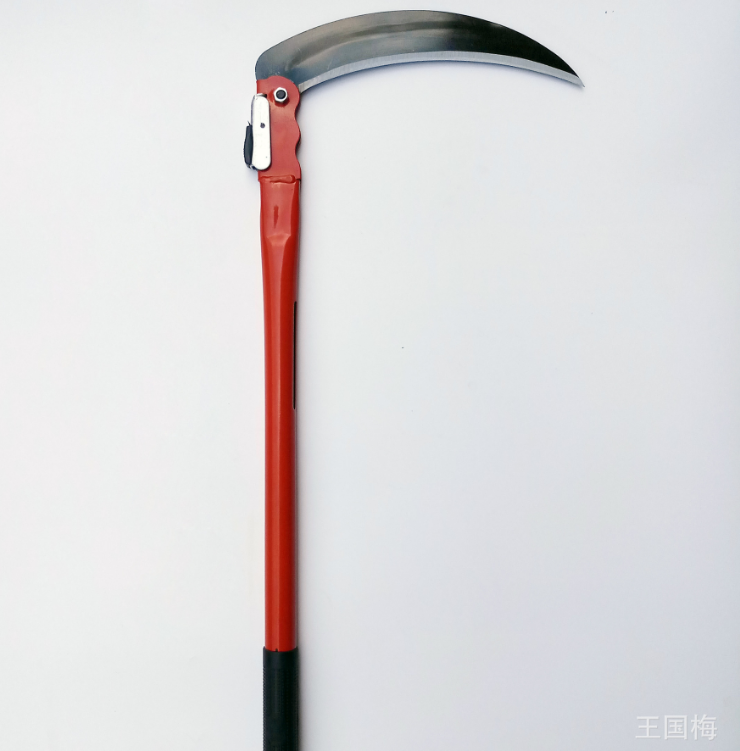 With Long Handle Advanced Grass Garden Carbon Steel Machine Wood  Hand Farm Cutting Tool Sickle Black Finish