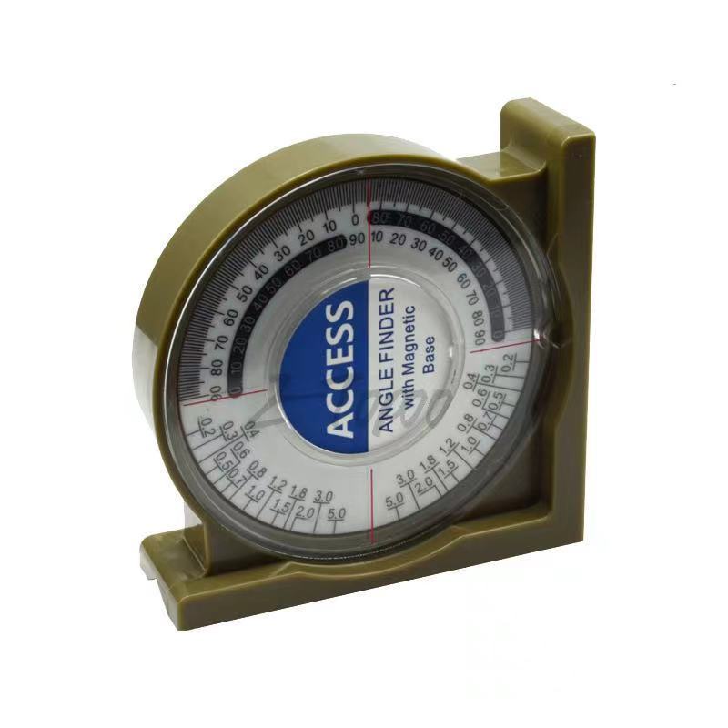 High Quality Disc Type Angle Ruler Construction Protractor Tool Magnetic Slope Angle Finder