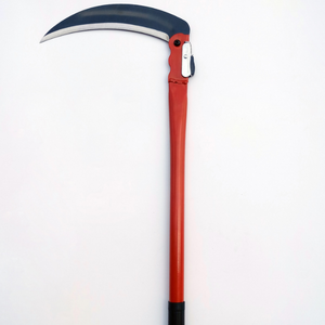 With Long Handle Advanced Grass Garden Carbon Steel Machine Wood  Hand Farm Cutting Tool Sickle Black Finish