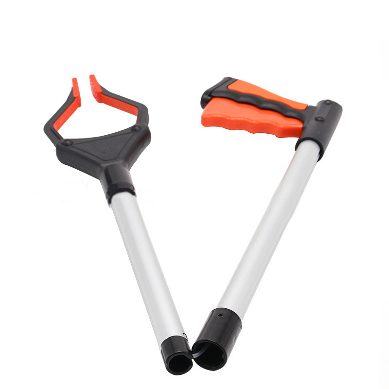 Folding Reacher Grabber Tools Long Handy Claw Reach Extender Foldable Elderly  Tool for Trash Pick Up Arm Extension