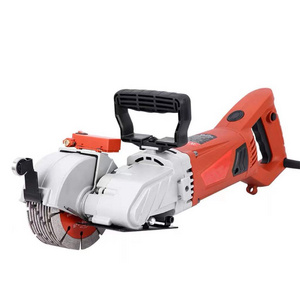 Water And Electricity Installation Dust-Free Concrete Wall Cutting Concrete Cutting Automatic Slot Mini Grooving Machine