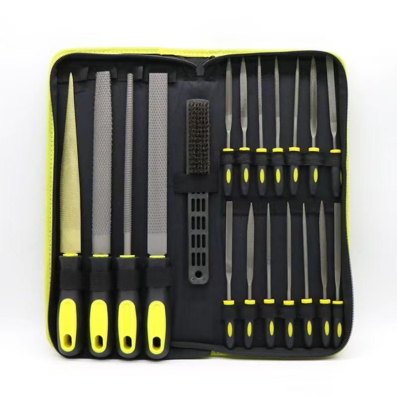 Carpenter'S Triangular Half Round File Metal Steel File Grinding Tool File Set