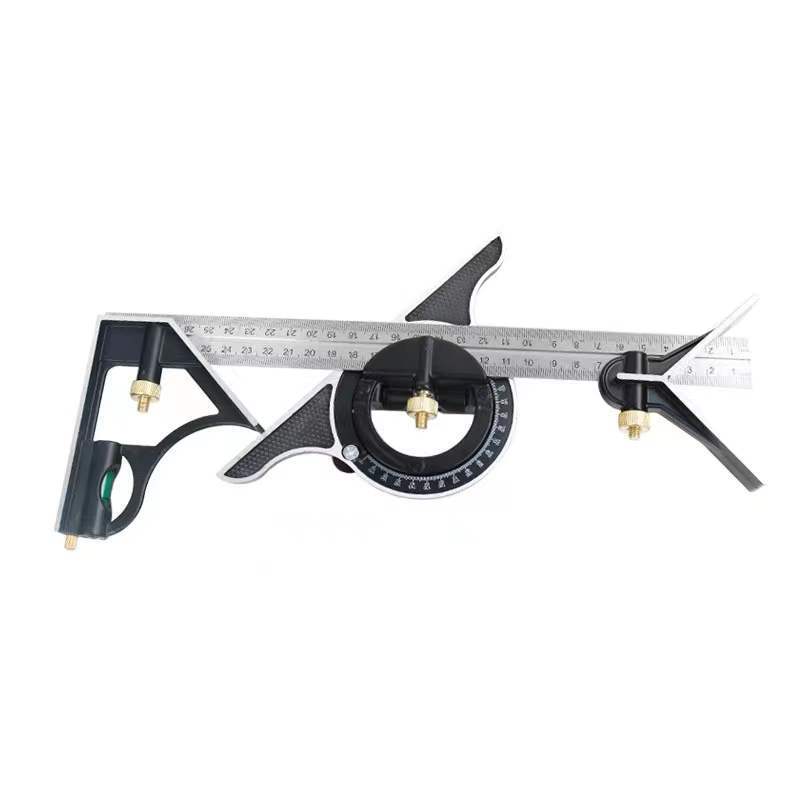 Adjustable Combination Set Square 300Mm / 12 Inch Multi-Functional Right  Engineer Measuring Tool Angle Ruler