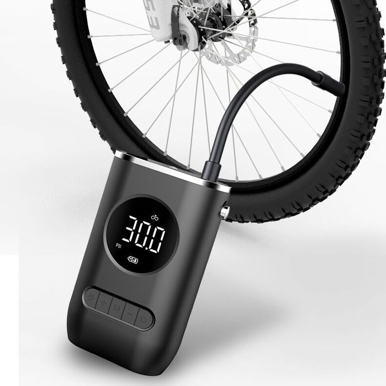 cordless smart mini portable electric car air pump nitrogen tire inflator  for bicycle