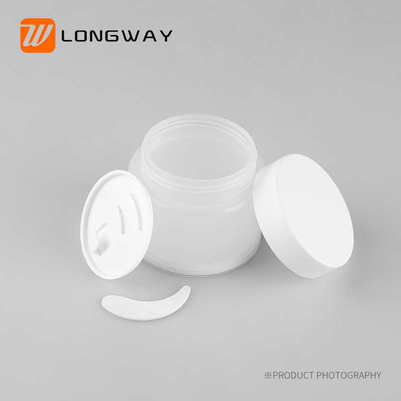 2024 New 100g Cosmetic Jar Luxury PP Round Body Scrub Container with Custom Lid