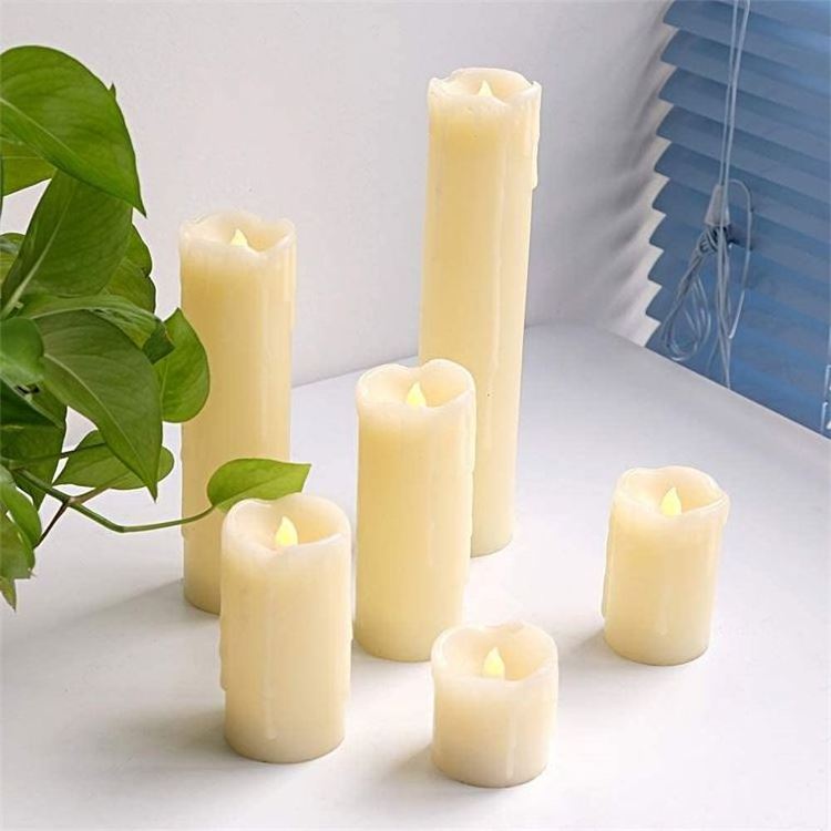 Drop Tear Style Tealight 2' holiday decoration led candle tabletop battery-operated Tears simulation LED candle