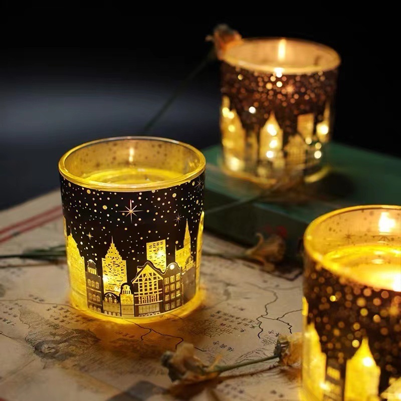 luminous cup starry starry light Aromatherapy art Scented romantic gift Large capacity aromatherapy candle