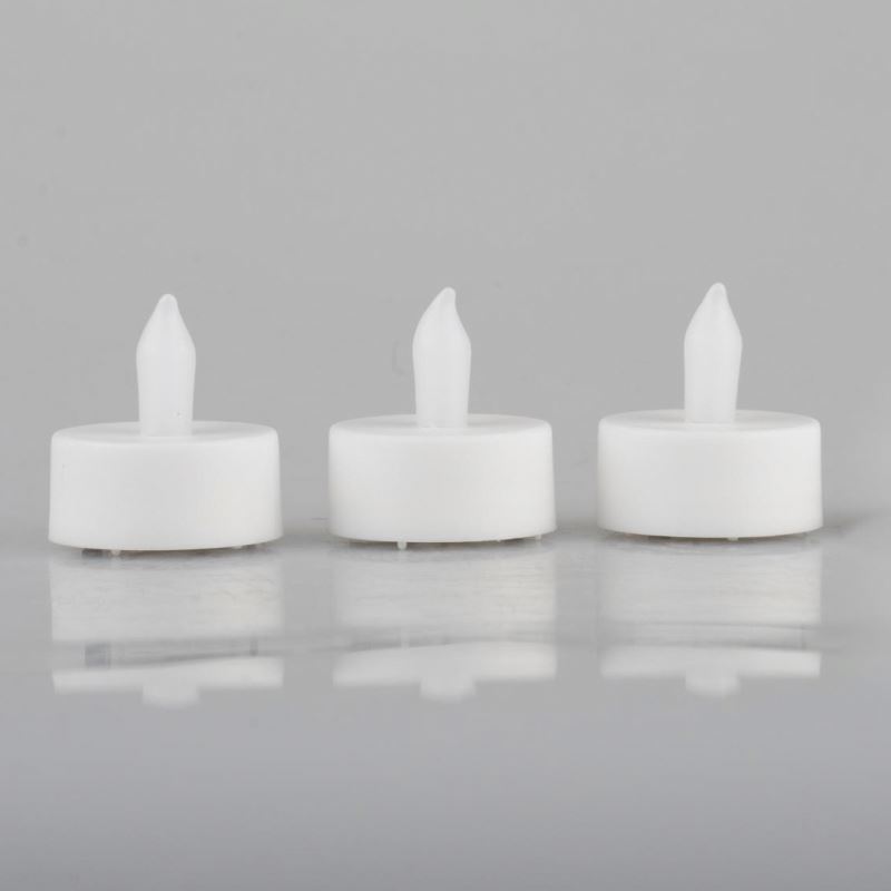 Hot Selling Bulk Button Battery Operated Electric Plastic Flameless Xmas Christmas Tealight Candles Mini Led Tea Light