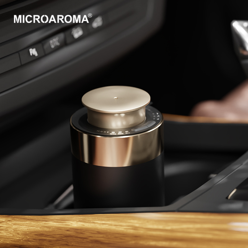 MICROAROMA Mini Intelligent Home Aluminum Alloy Cool Mist Perfume Essential Oil Car Aroma Diffuser