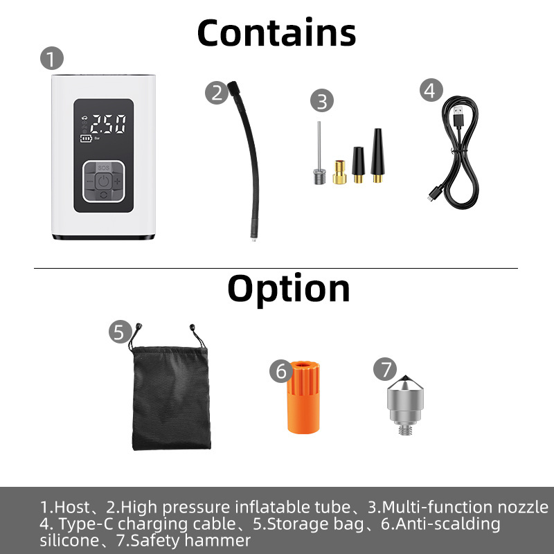 Portable Wall Gas Station Tire Inflator Gauge Air Line Pressure Tester