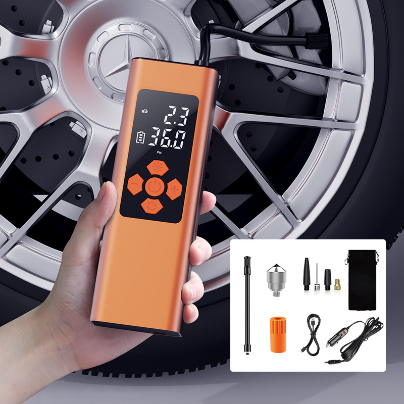 Electronic Digital Psi Wireless Tire Inflator Portable Air Compressor Bicycle Pump