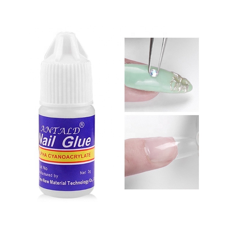 7 kinds Nail Glue Include Debonder and Star Glue Super Strong Nail Glue for Acrylic Nails Brush On