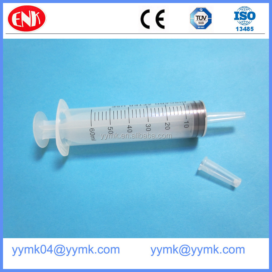 Disposable Medical Catheter Tip 60ml Syringe For Feeding