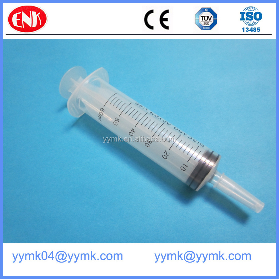 Disposable Medical Catheter Tip 60ml Syringe For Feeding