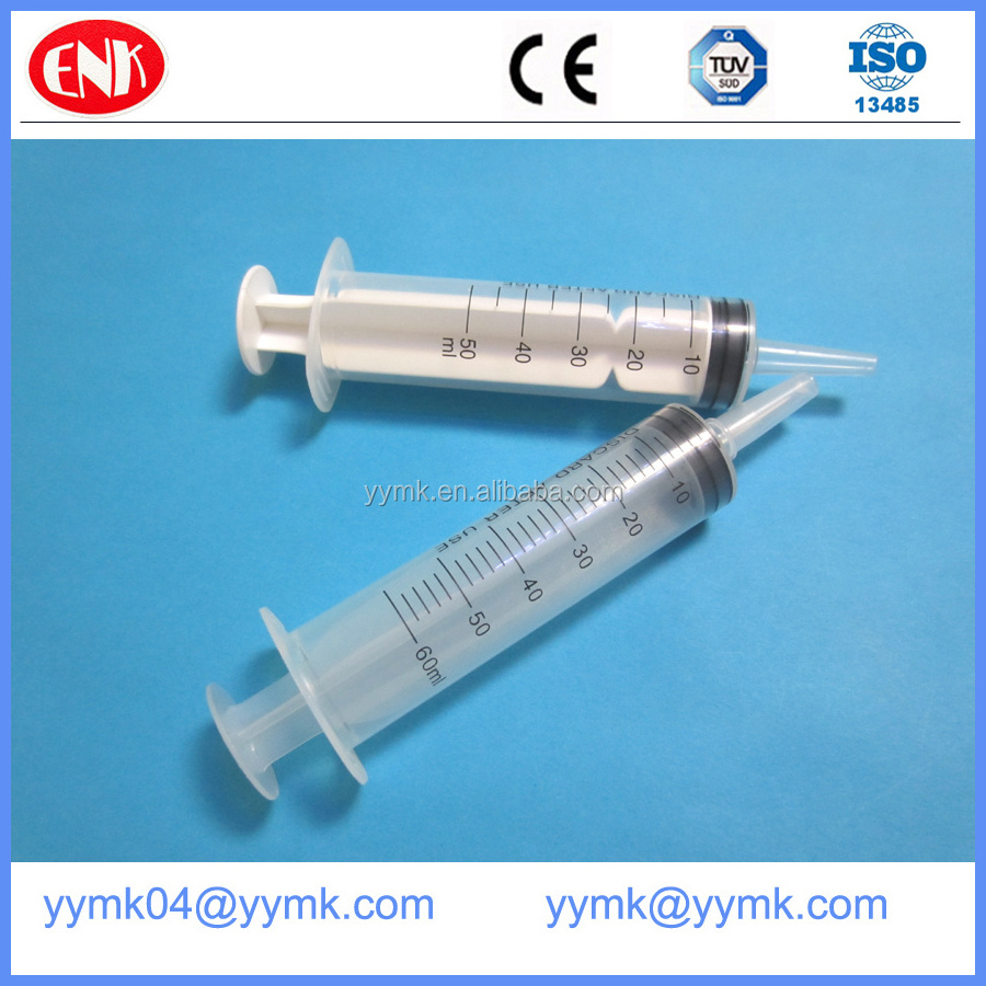 Disposable Medical Catheter Tip 60ml Syringe For Feeding